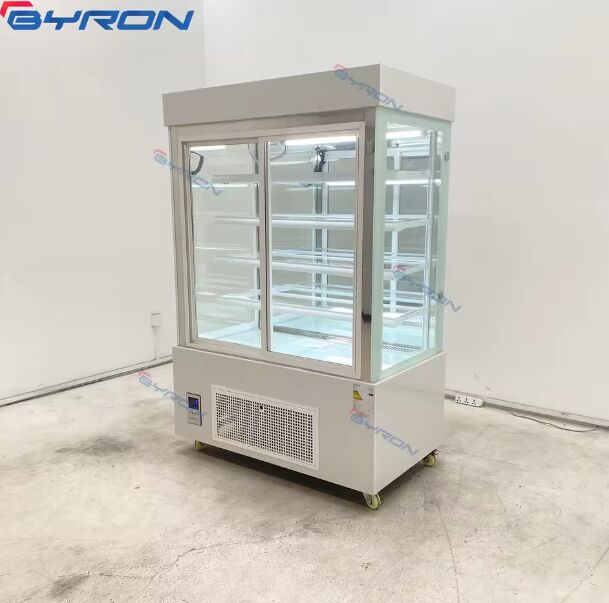5 Layer Portable Air Cooler Cake & Sandwich Display Cabinet with Digital Temperature Control for Bakery