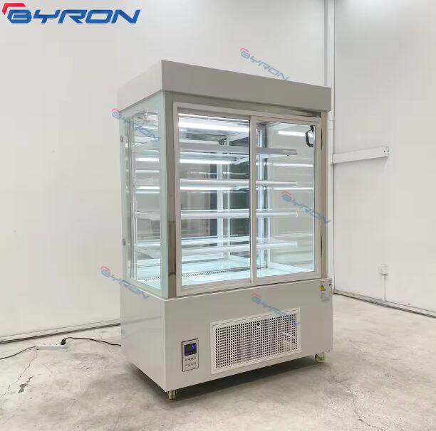 5 Layer Portable Air Cooler Cake & Sandwich Display Cabinet with Digital Temperature Control for Bakery