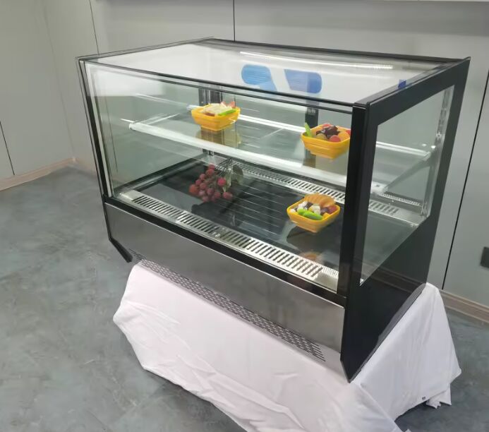Byron High Quality Commercial Stainless Steel Freezer Cake Cabinet Fridge showcase for Bakery Dessert