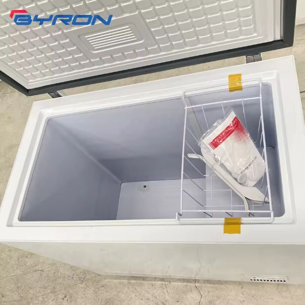 Horizontal Chest Freezer Top Open Deep Freezer Direct Cooling Mechanical High Efficiency Stylish Appearance Factory Price