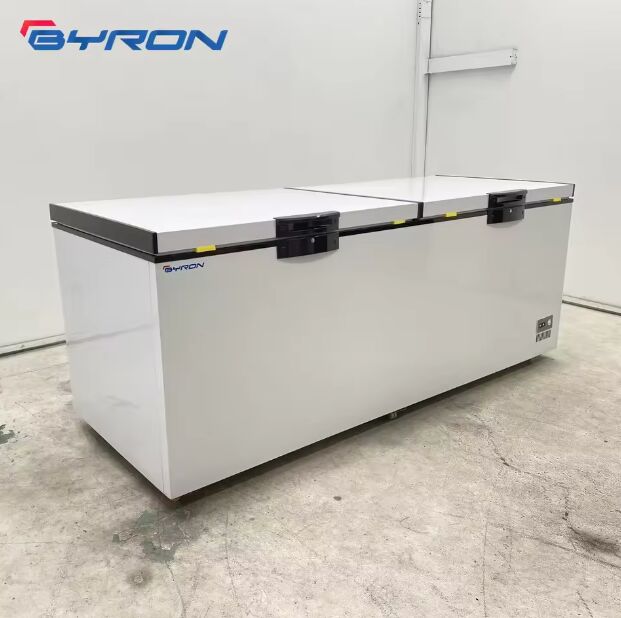 Commercial Chest Freezer Direct Cooling 1-4 Doors Refrigerator for Fresh Frozen Food Storage Horizontal Freezer for Supermarket