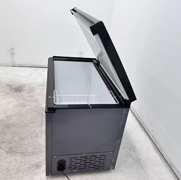 Compact Chest Freezer 380L Home Use Chest Freezer -18℃ Deep Freezer with Quiet Operation for Bedroom & Living Room Placement