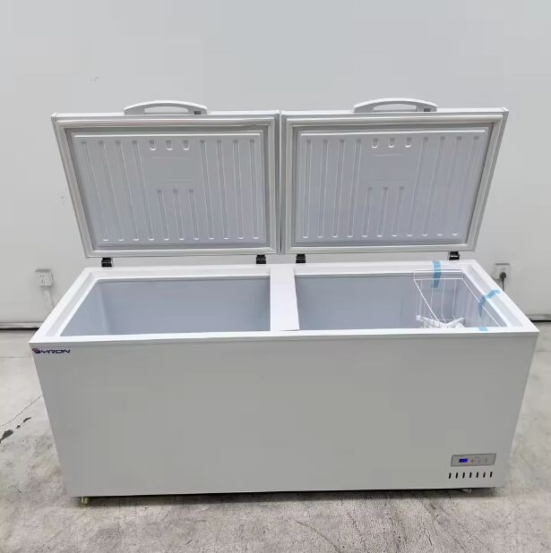 Compact Chest Freezer 380L Home Use Chest Freezer -18℃ Deep Freezer with Quiet Operation for Bedroom & Living Room Placement