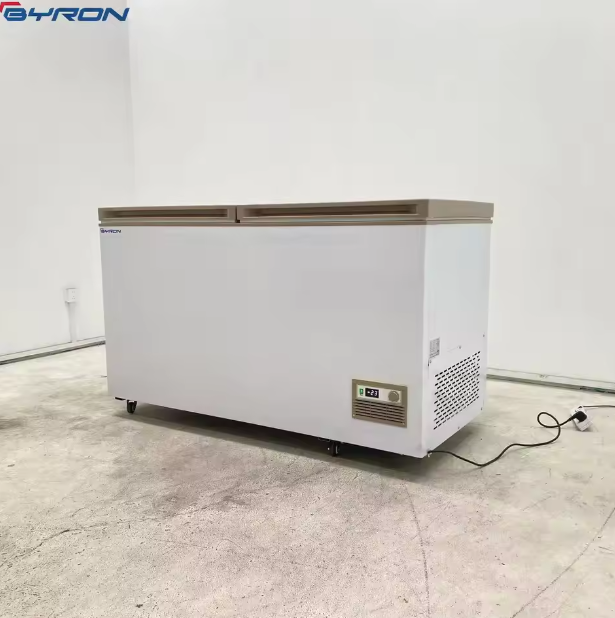Commercial Chest Freezer -20℃ Deep Freezer for Frozen Pizza & Ready Meal Storage in Supermarket Frozen Aisles