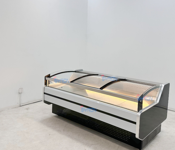 High Quality Single-Temperature Butcher Display Cabinets Wholesale Air-Cooled Meat Display Chiller for Fresh Meat Storage