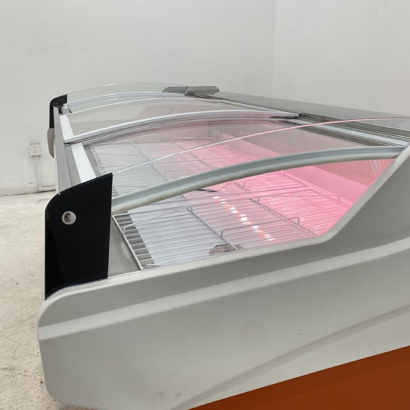 Single-Temperature Meat Cooler Display Refrigerated Showcase for Fresh Meat Storage for Meat Shops and Delis