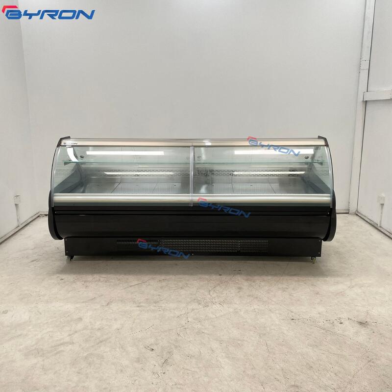 CE Certified Commercial Deli 0-8℃ Air Cooling Chilled showcase Used for Supermarket Food showcase