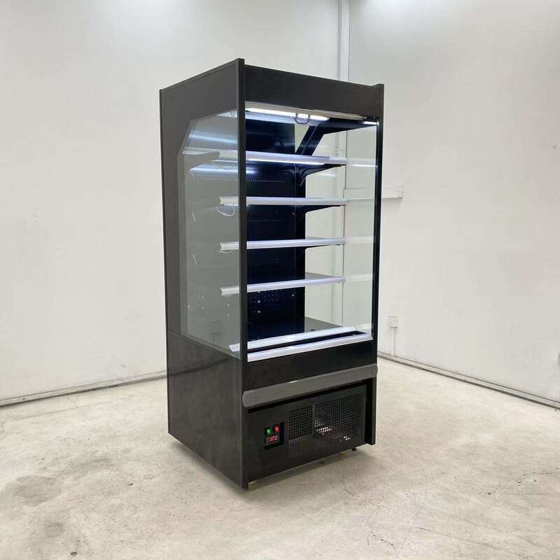 Commercial Supermarket Air Curtain Cabinet for Fresh-keeping Vegetable Fruit Beverage Display Refrigerated Display Equipment