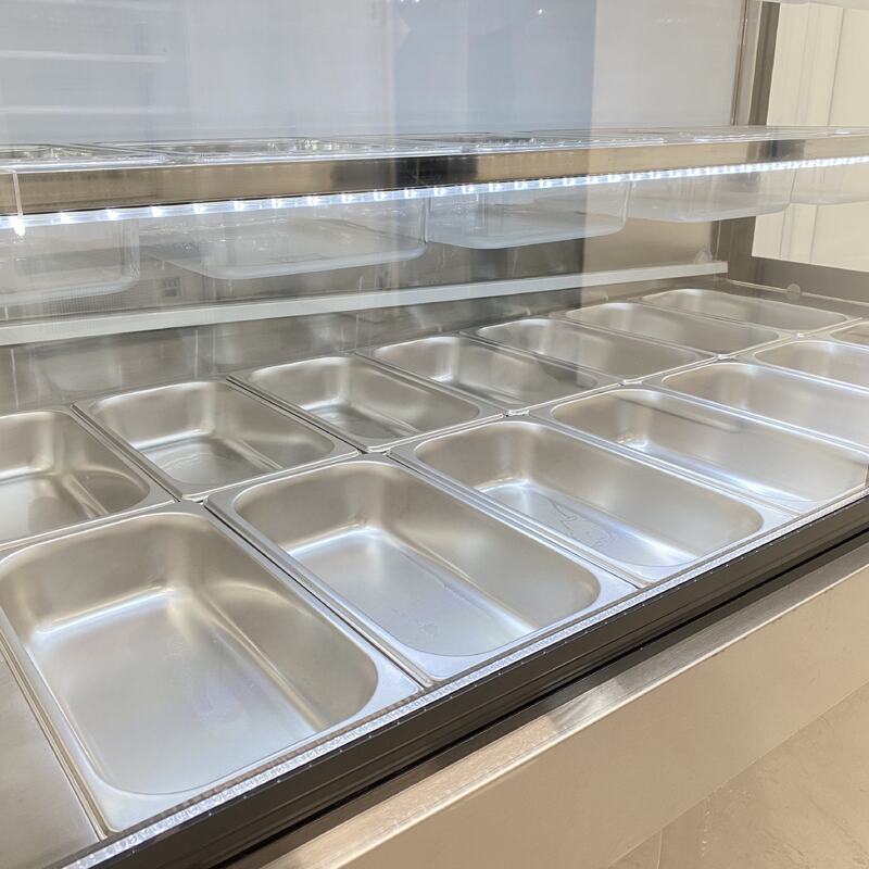 Hot Pot Malatang with Sliding DoorBuffet Commercial Freezer Upright Refrigerator Commercial Refrigerator