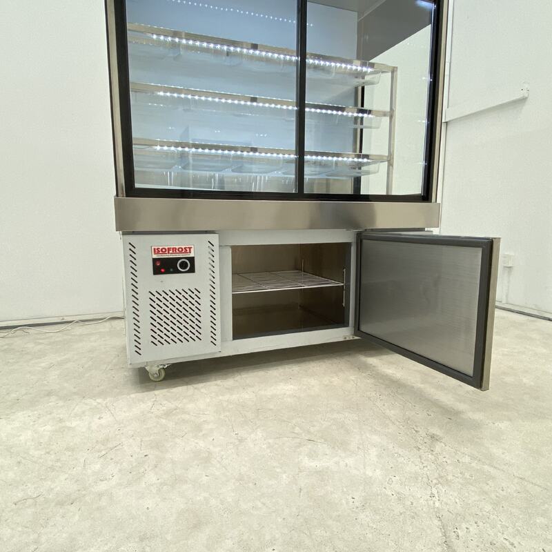 Hot Pot Malatang with Sliding DoorBuffet Commercial Freezer Upright Refrigerator Commercial Refrigerator