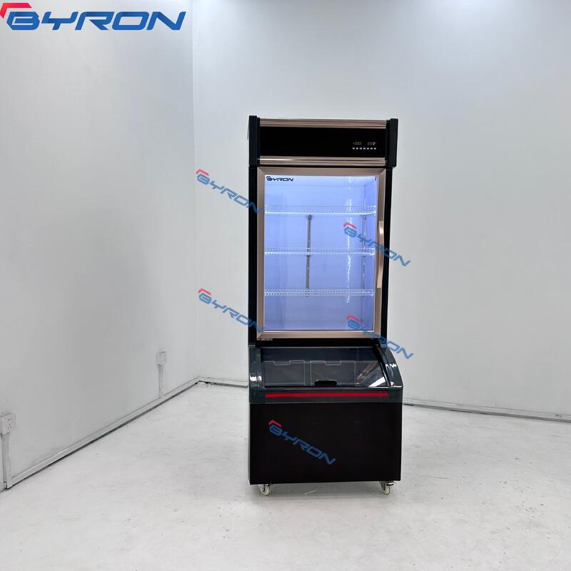 Supermarket Display Fridges Commercial Refrigerator Drink Cooler Glass Display Refrigerator