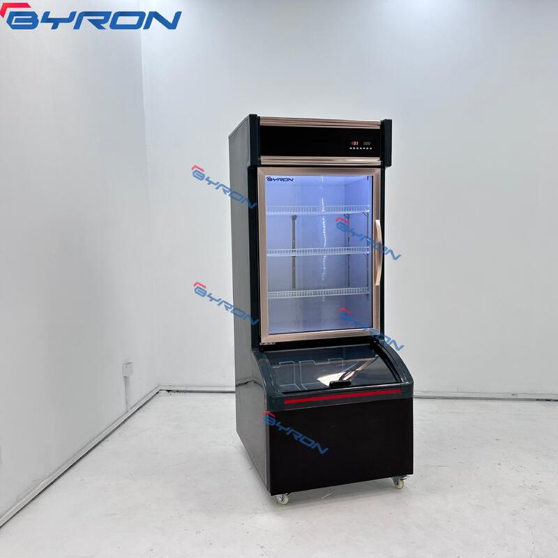 Supermarket Display Fridges Commercial Refrigerator Drink Cooler Glass Display Refrigerator