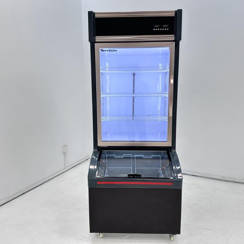 Supermarket Display Fridges Commercial Refrigerator Drink Cooler Glass Display Refrigerator