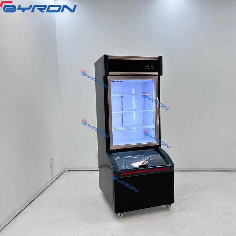 Best Selling Convenience Store Multi Functional Vertical Drink Refrigerator Ice Cream Cryogenic Freezer