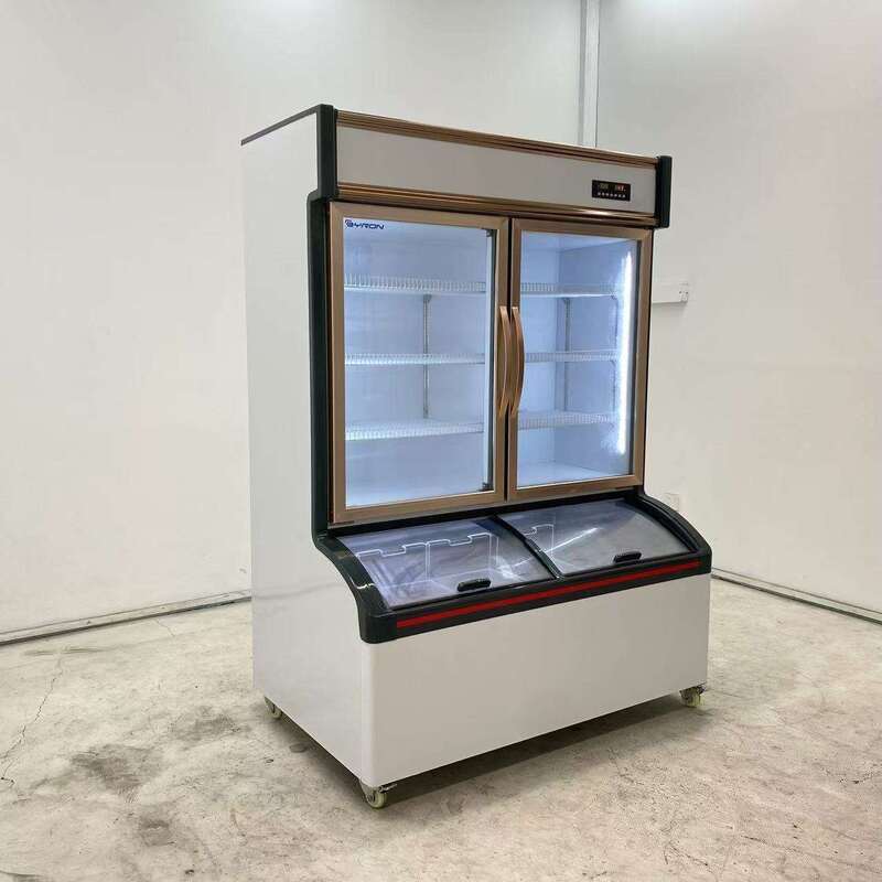 Best Selling Convenience Store Multi Functional Vertical Drink Refrigerator Ice Cream Cryogenic Freezer