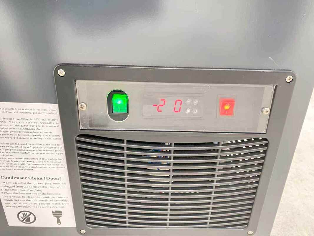 Commercial Curve Glass Door Combined Fridge Supermarket Island Deep Freezer Chest Display Freezer