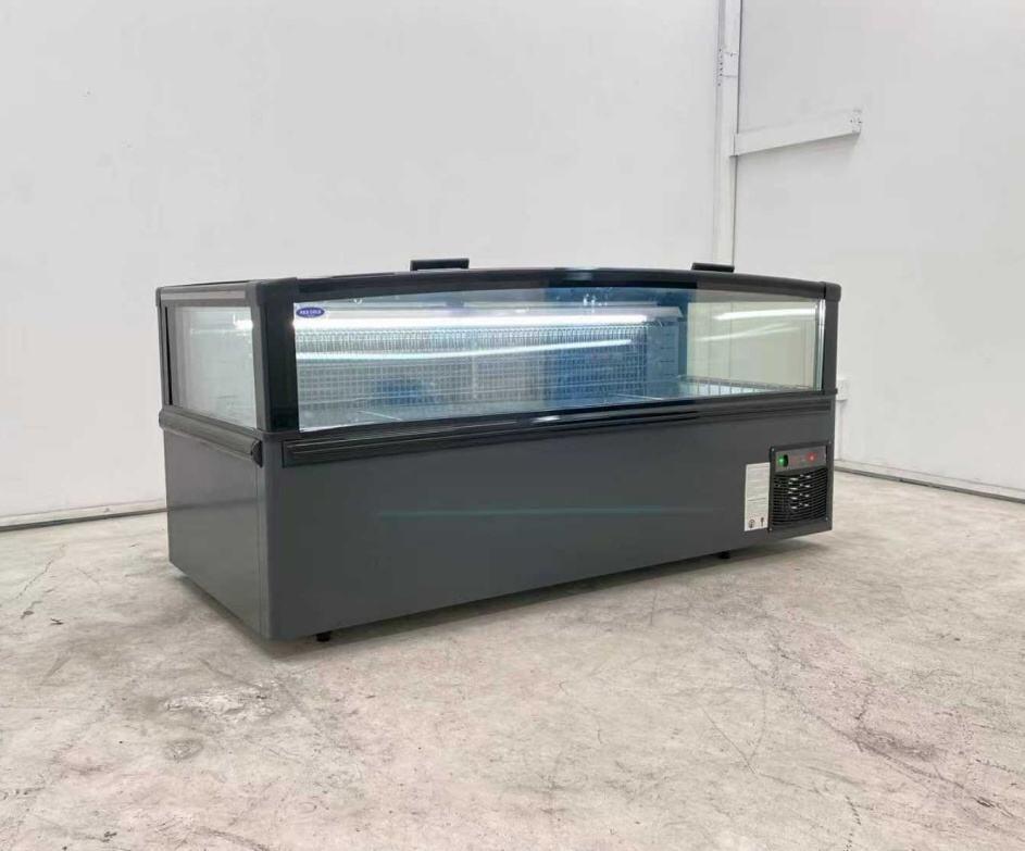 Island Display Refrigeration Equipment Combine Island Freezer Glass Portable Outdoor Compressor Sliding Door Garage Double Doors