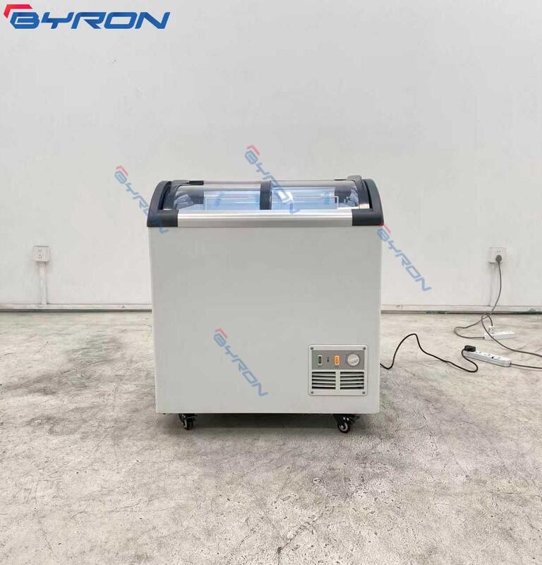 Hot Selling Glass Door Horizontal Popsicle Display Freezer Refrigerator Ice Cream Freezer for Convenience Store
