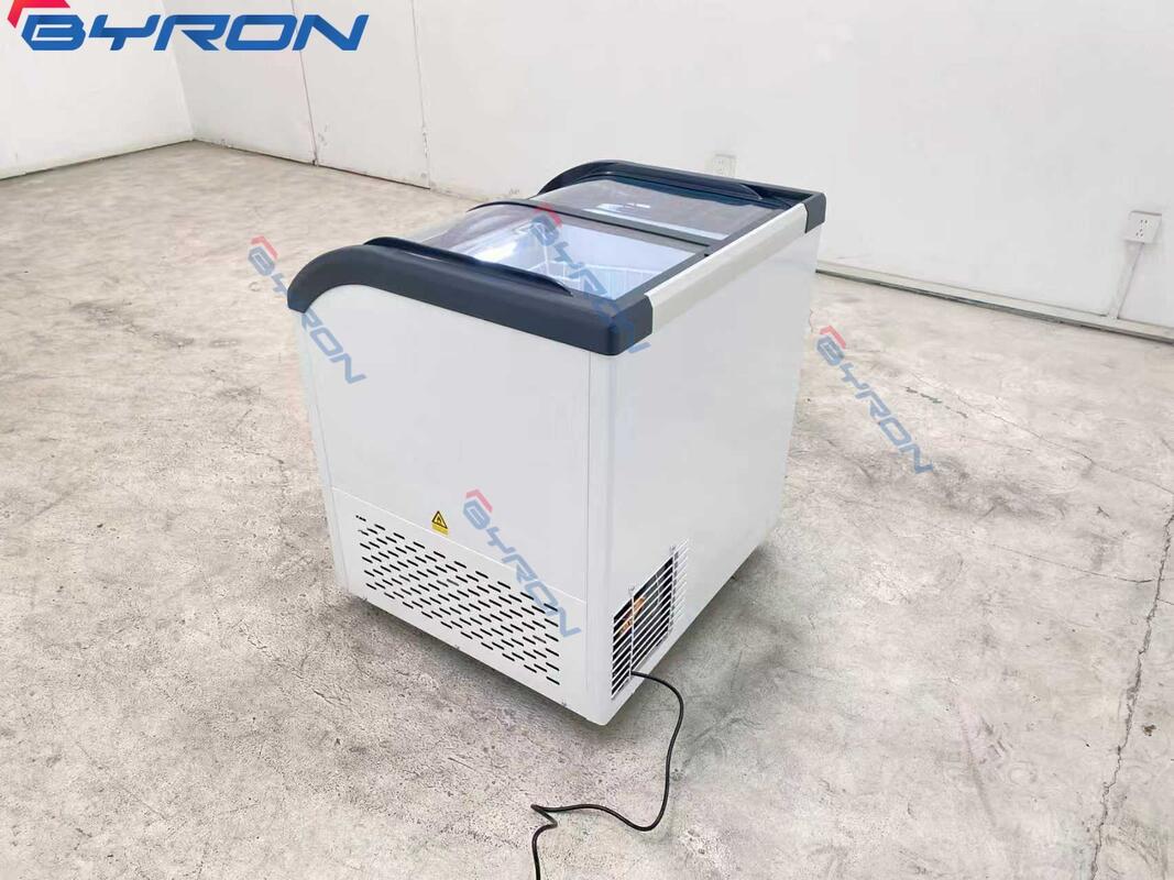 Hot Selling Glass Door Horizontal Popsicle Display Freezer Refrigerator Ice Cream Freezer for Convenience Store