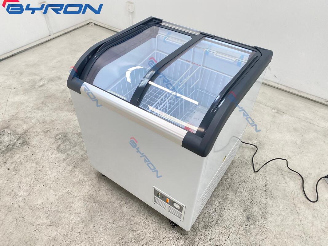 Hot Selling Glass Door Horizontal Popsicle Display Freezer Refrigerator Ice Cream Freezer for Convenience Store
