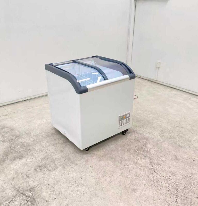 Hot Selling Glass Door Horizontal Popsicle Display Freezer Refrigerator Ice Cream Freezer for Convenience Store