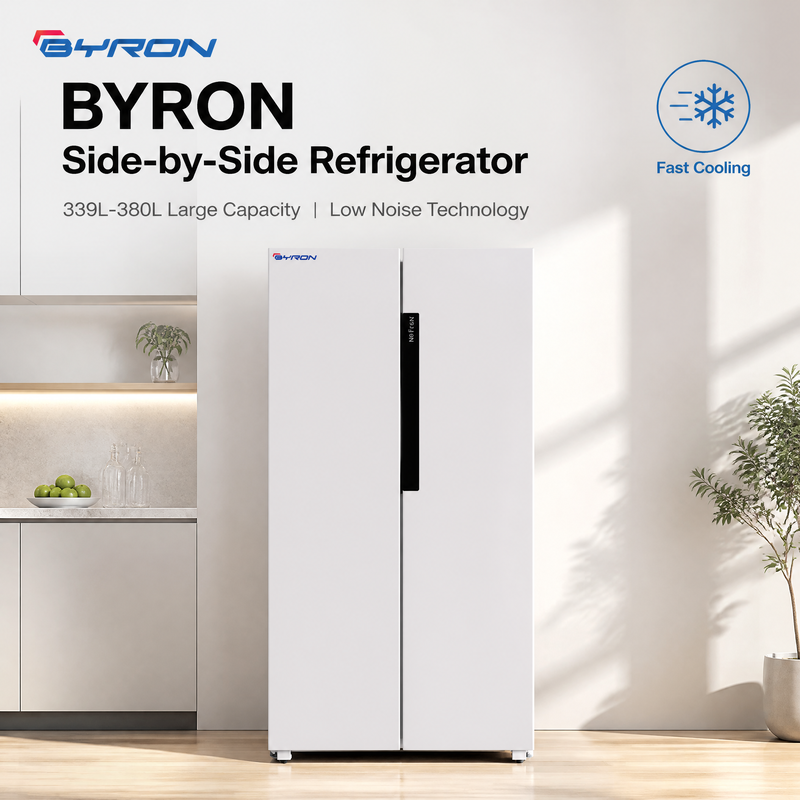 Household Double Door Dual Temperature Fridge Low Noise Large Capacity For Apartment Daily Use