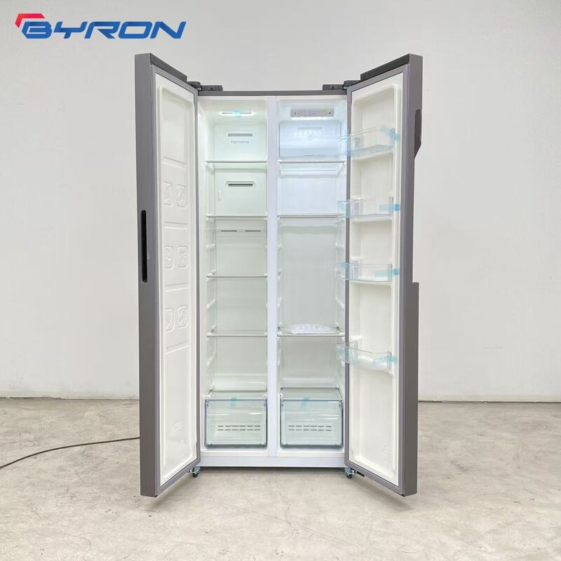 Household Double Door Dual Temperature Fridge Low Noise Large Capacity For Apartment Daily Use