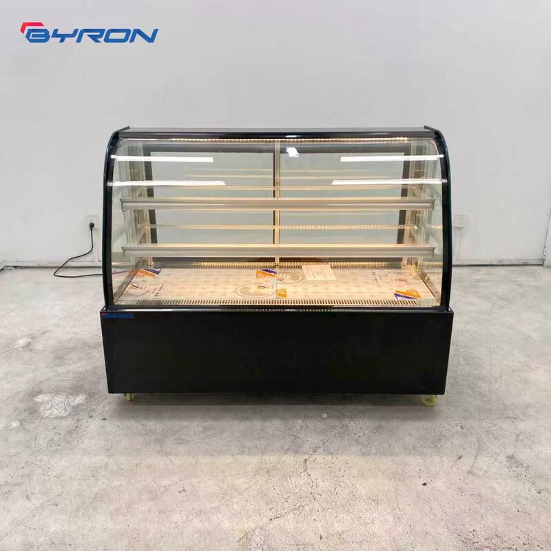 CE Certified Cake Display Chiller Commercial Refrigerated Showcase For Bakery Cafe Dessert Business