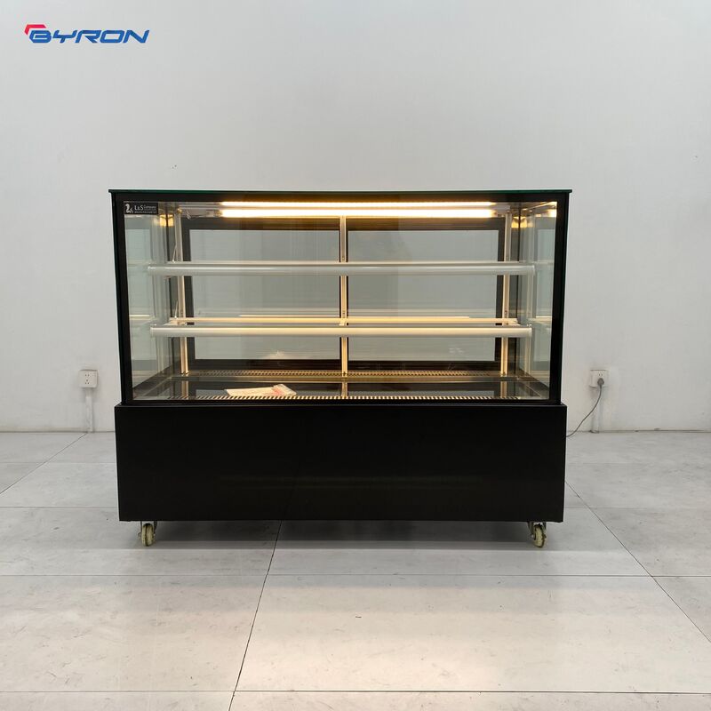 CE Certified Cake Display Chiller Commercial Refrigerated Showcase For Bakery Cafe Dessert Business