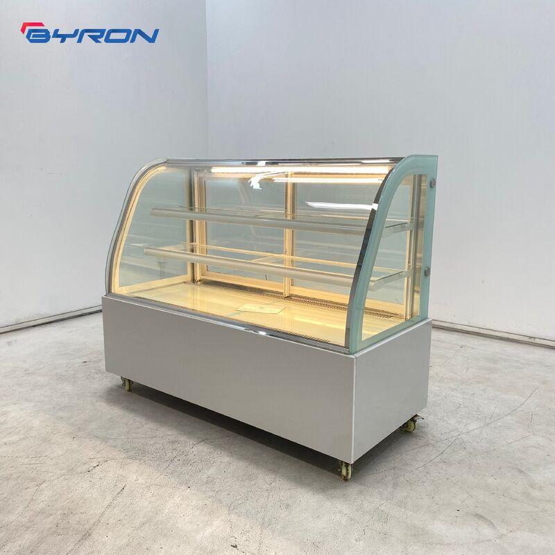 CE Certified Cake Display Chiller Commercial Refrigerated Showcase For Bakery Cafe Dessert Business