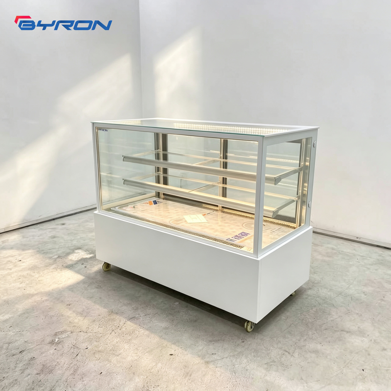 CE Certified Cake Display Chiller Commercial Refrigerated Showcase For Bakery Cafe Dessert Business
